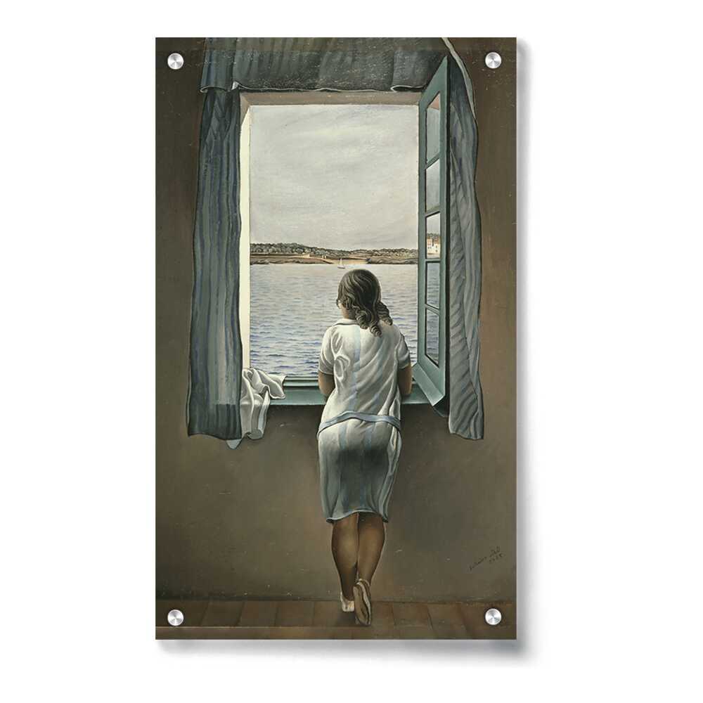 Girl At The Window - Acrylic Wall Photo