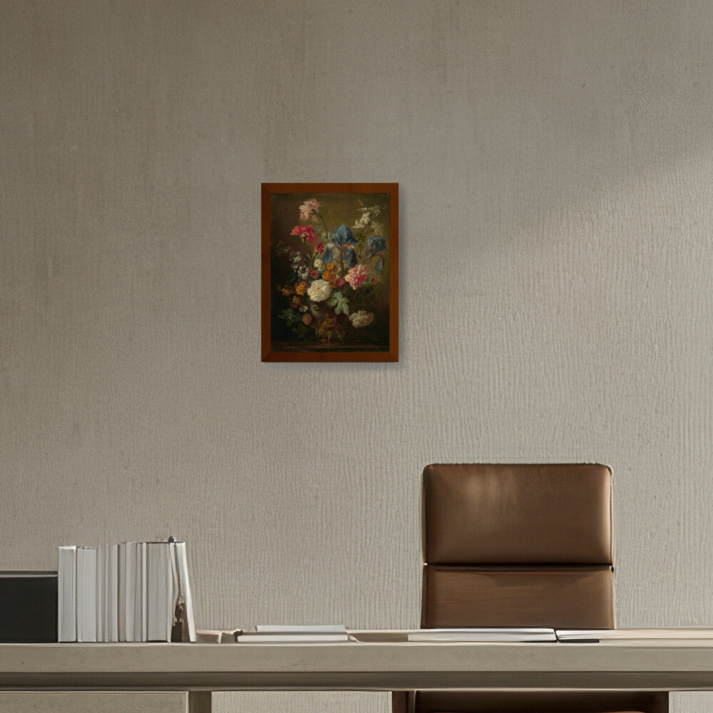 Vase Of Flowers - Framed Canvas