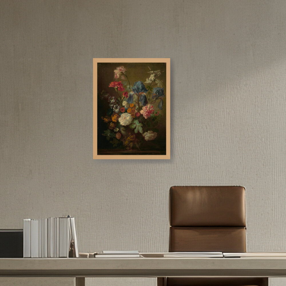 Vase Of Flowers - Framed Canvas