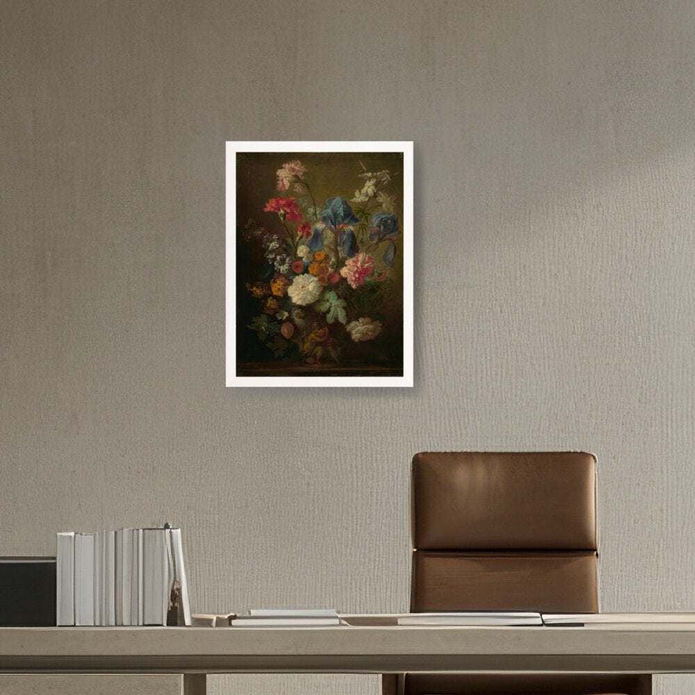 Vase Of Flowers - Framed Canvas