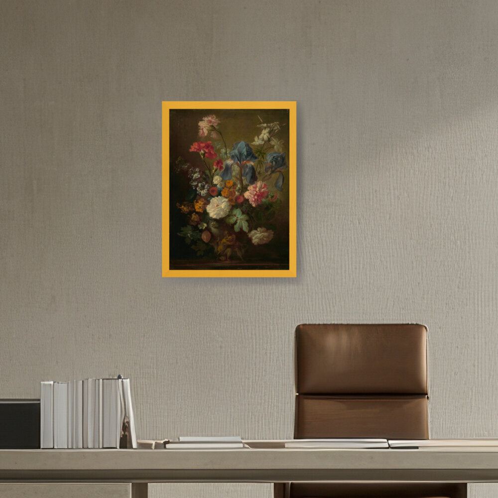 Vase Of Flowers - Framed Canvas