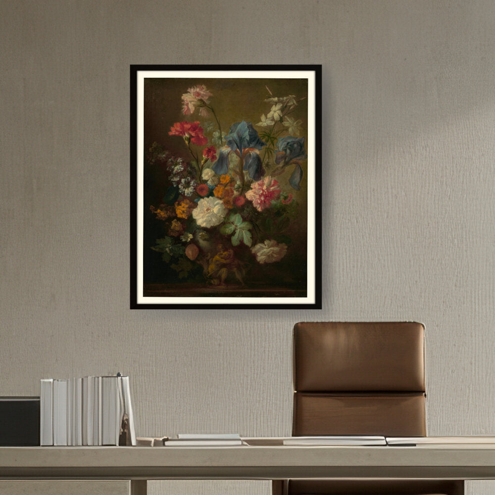 Artist1 - Art - Vase Of Flowers - WALL MOUNT FRAME