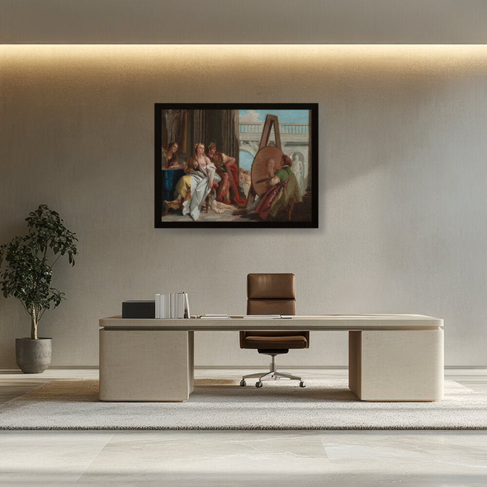 Alexander, Campaspe In Studio - Framed Canvas
