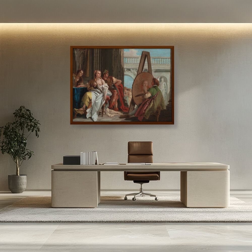 Alexander, Campaspe In Studio - Framed Canvas
