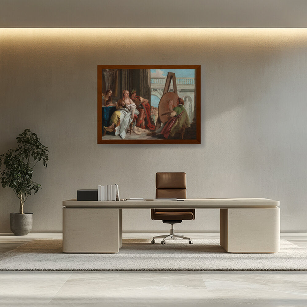 Alexander, Campaspe In Studio - Framed Canvas