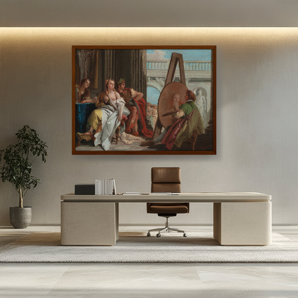 Alexander, Campaspe In Studio - Framed Canvas