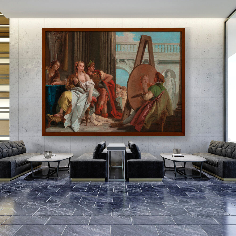 Alexander, Campaspe In Studio - Framed Canvas