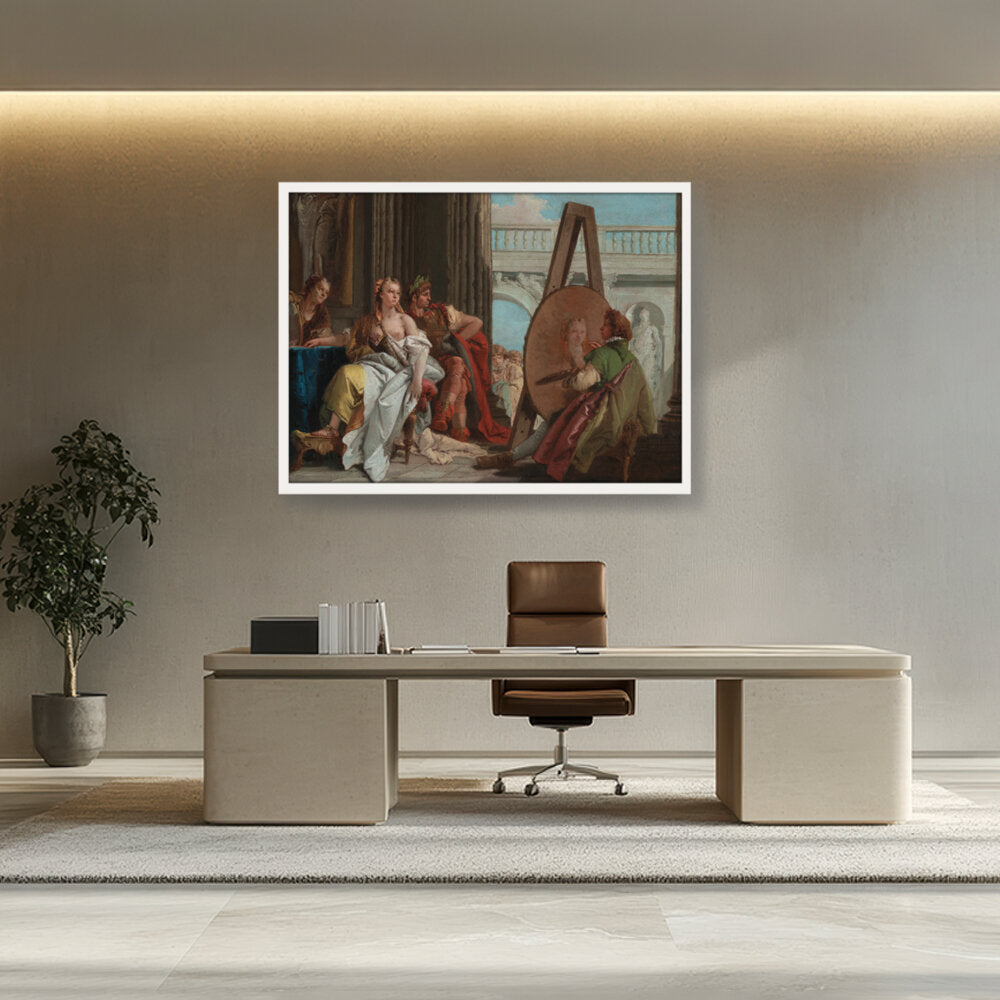 Alexander, Campaspe In Studio - Framed Canvas