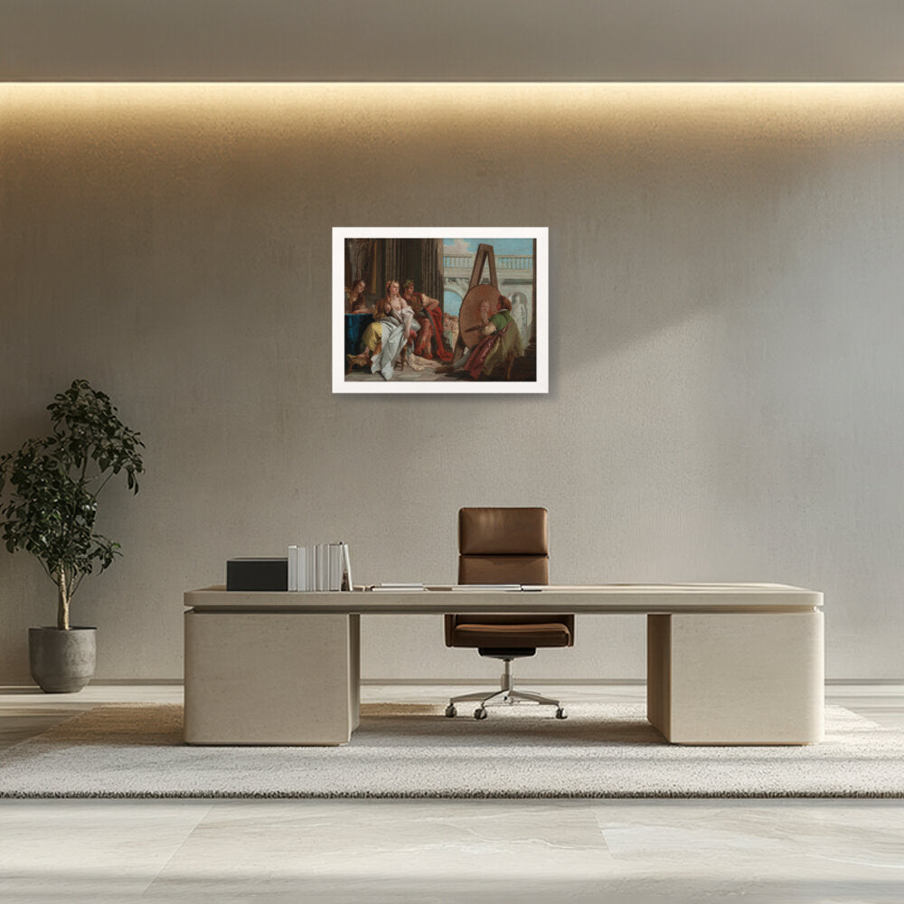 Alexander, Campaspe In Studio - Framed Canvas