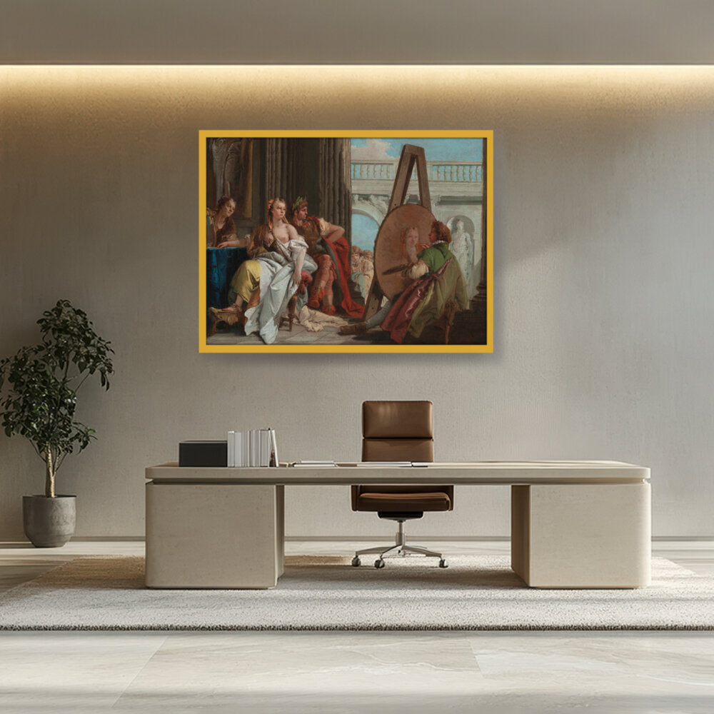 Alexander, Campaspe In Studio - Framed Canvas