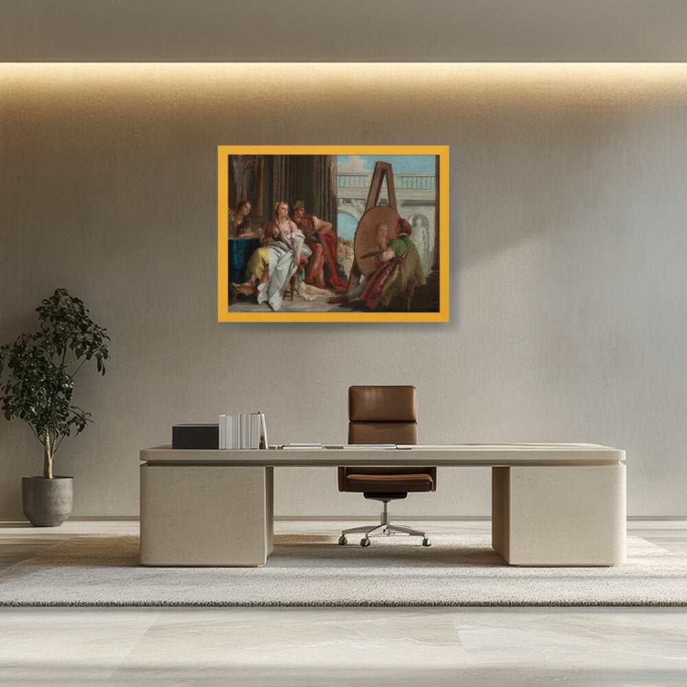 Alexander, Campaspe In Studio - Framed Canvas