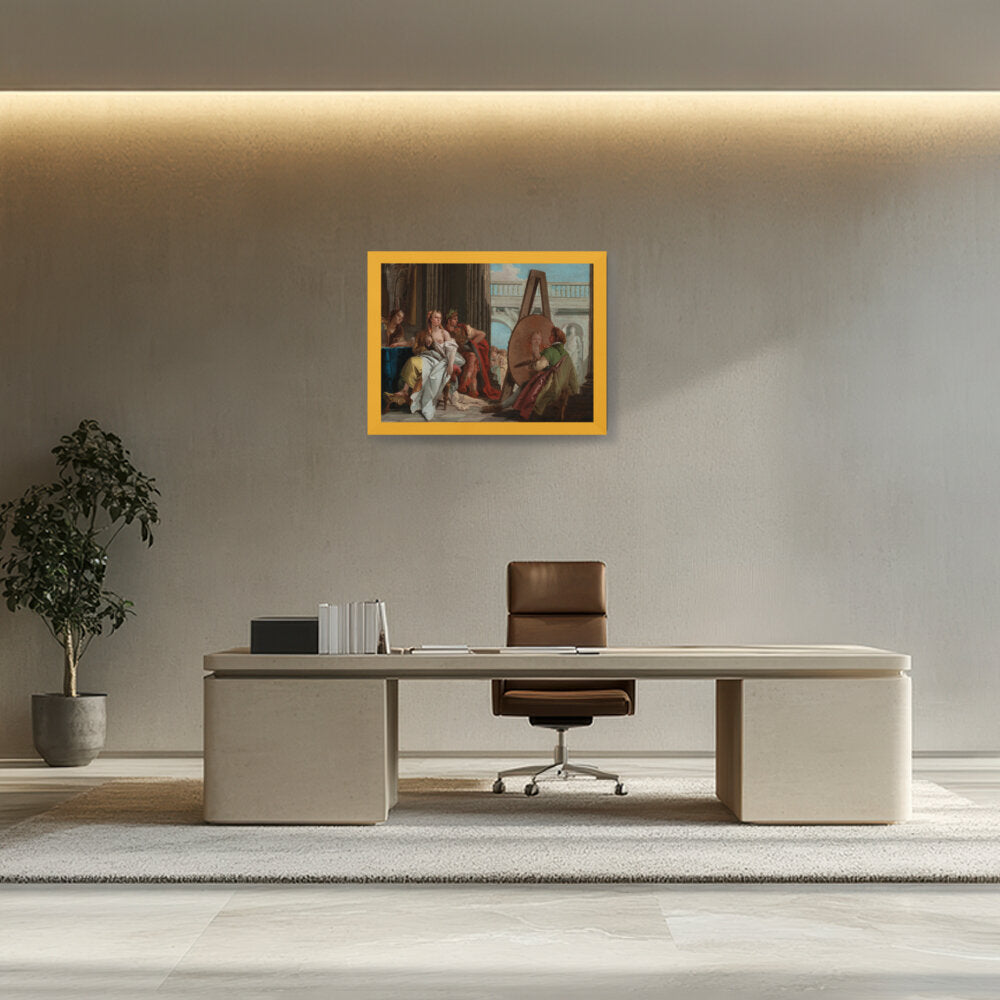 Alexander, Campaspe In Studio - Framed Canvas