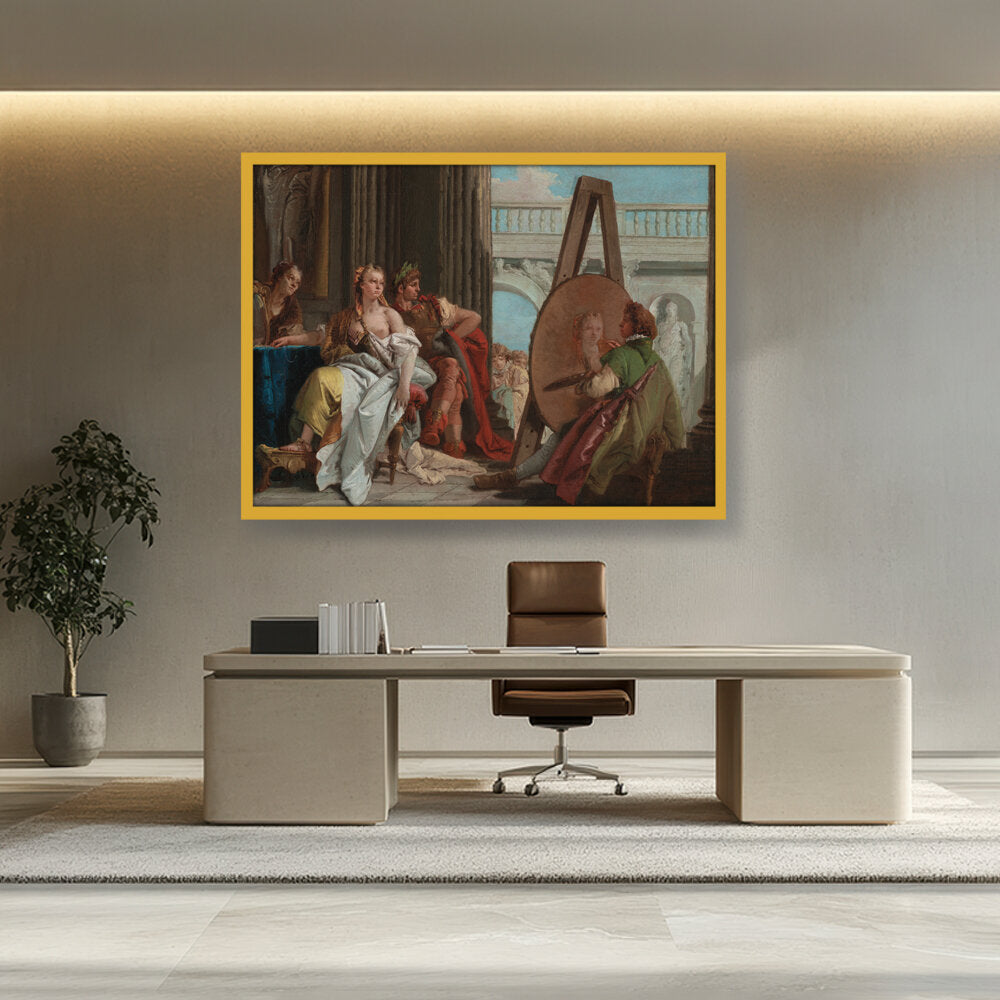 Alexander, Campaspe In Studio - Framed Canvas