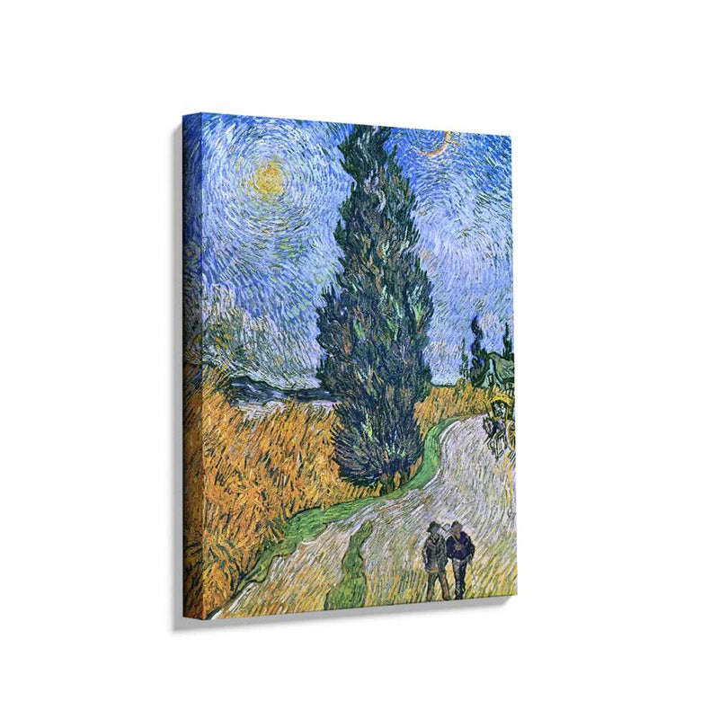 Picasoul - Picasoul Curated - Cypress And Starry Sky - Wall Decor