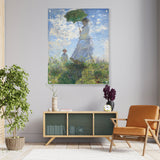 Woman With A Parasol - Acrylic Wall Photo
