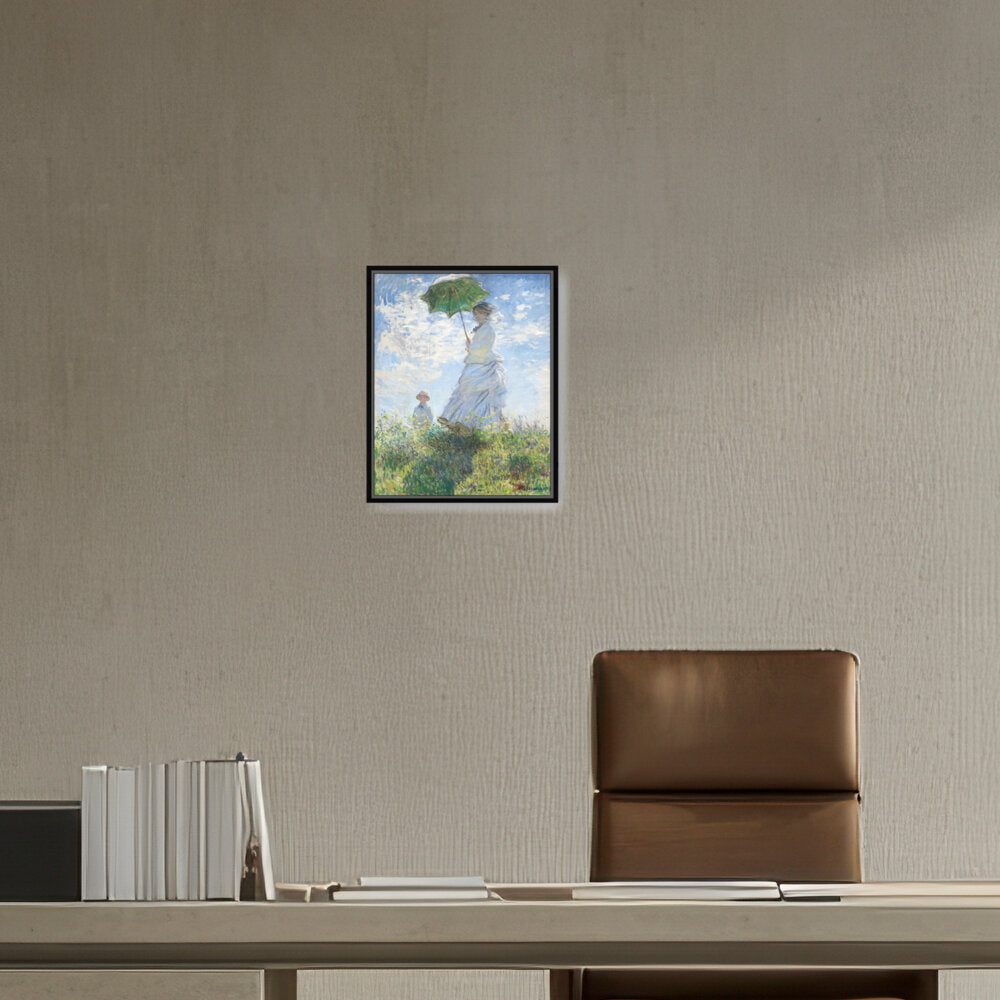 Woman With A Parasol - FLOATING FRAME