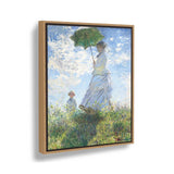 Woman With A Parasol - FLOATING FRAME