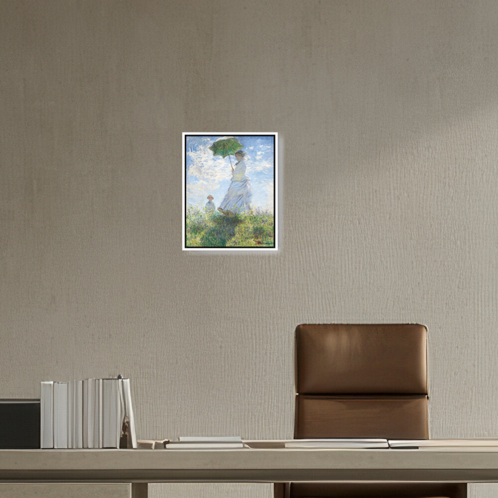 Woman With A Parasol - FLOATING FRAME
