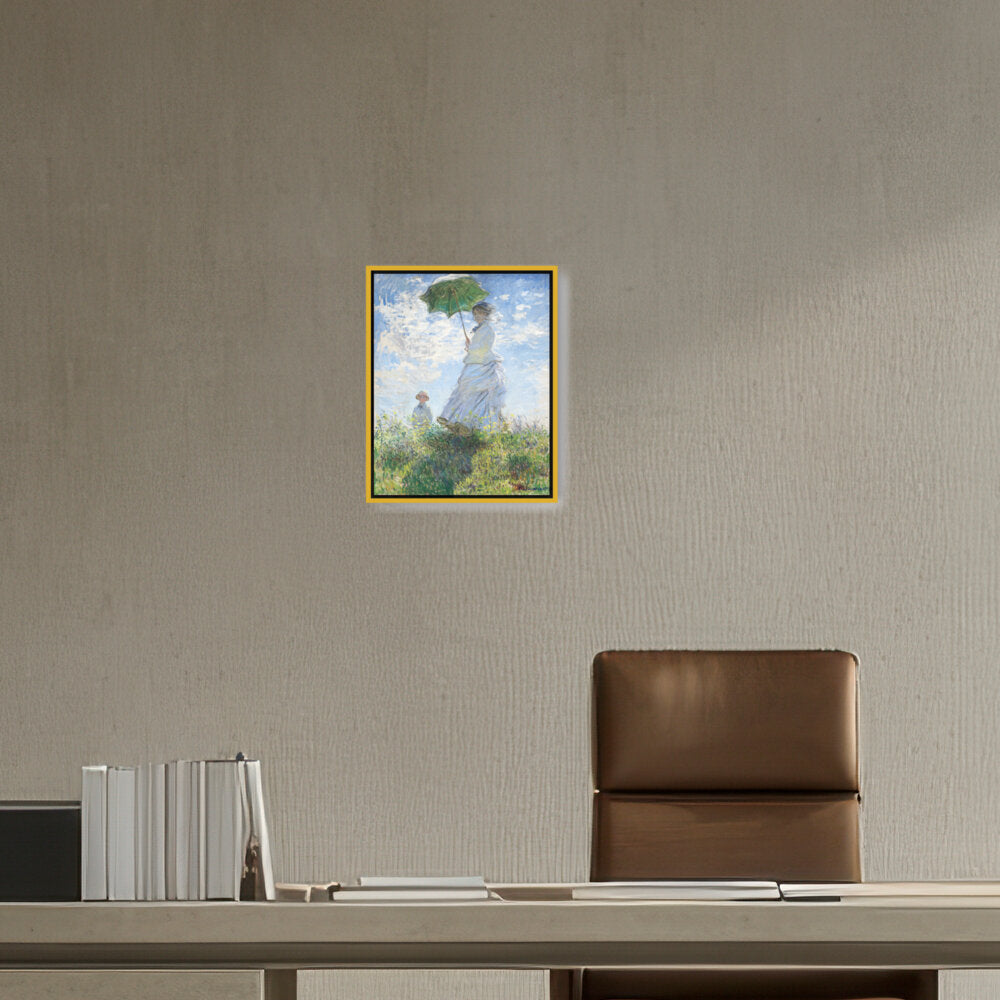 Woman With A Parasol - FLOATING FRAME