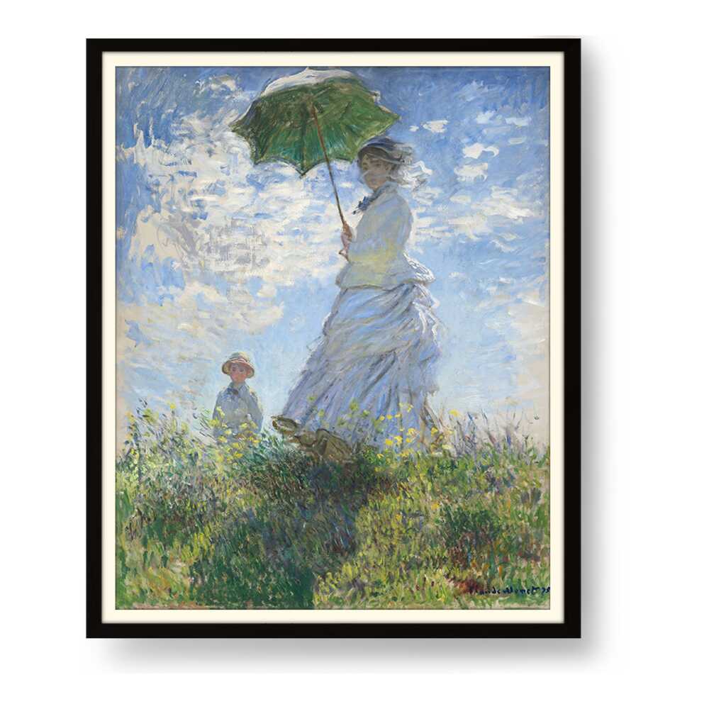 Woman With A Parasol - WALL MOUNT FRAME