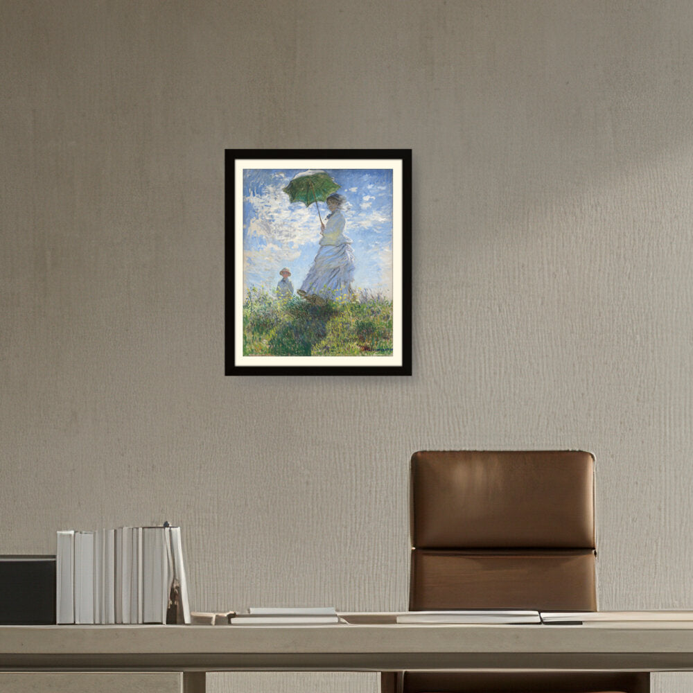 Woman With A Parasol - WALL MOUNT FRAME
