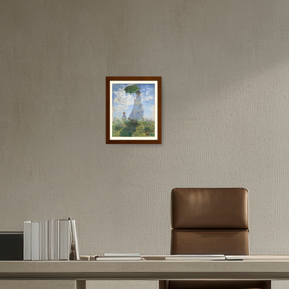 Woman With A Parasol - WALL MOUNT FRAME
