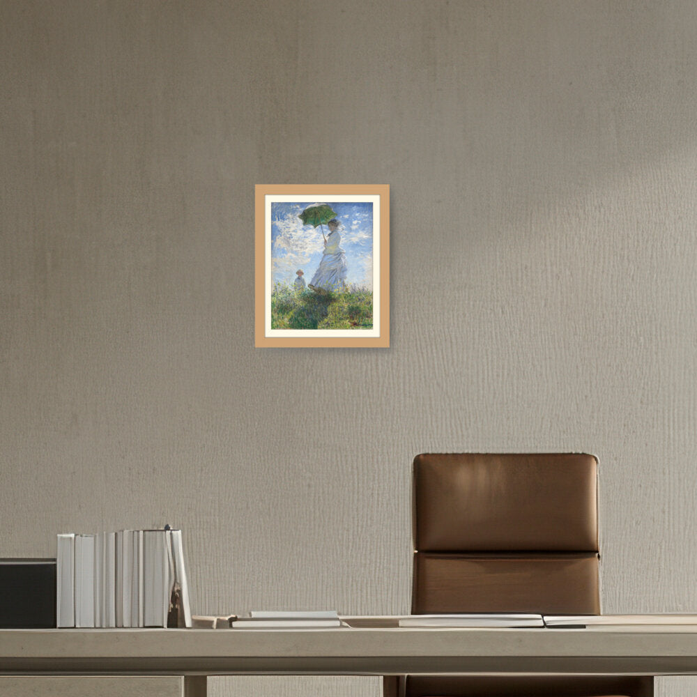 Woman With A Parasol - WALL MOUNT FRAME