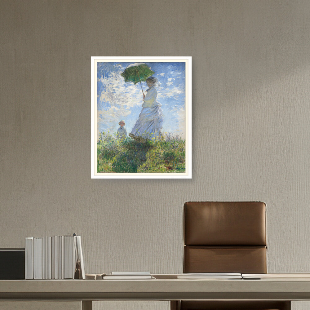 Woman With A Parasol - WALL MOUNT FRAME