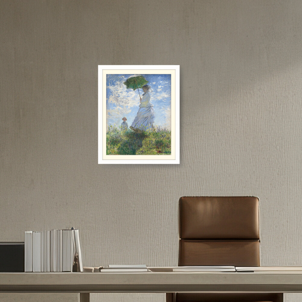 Woman With A Parasol - WALL MOUNT FRAME