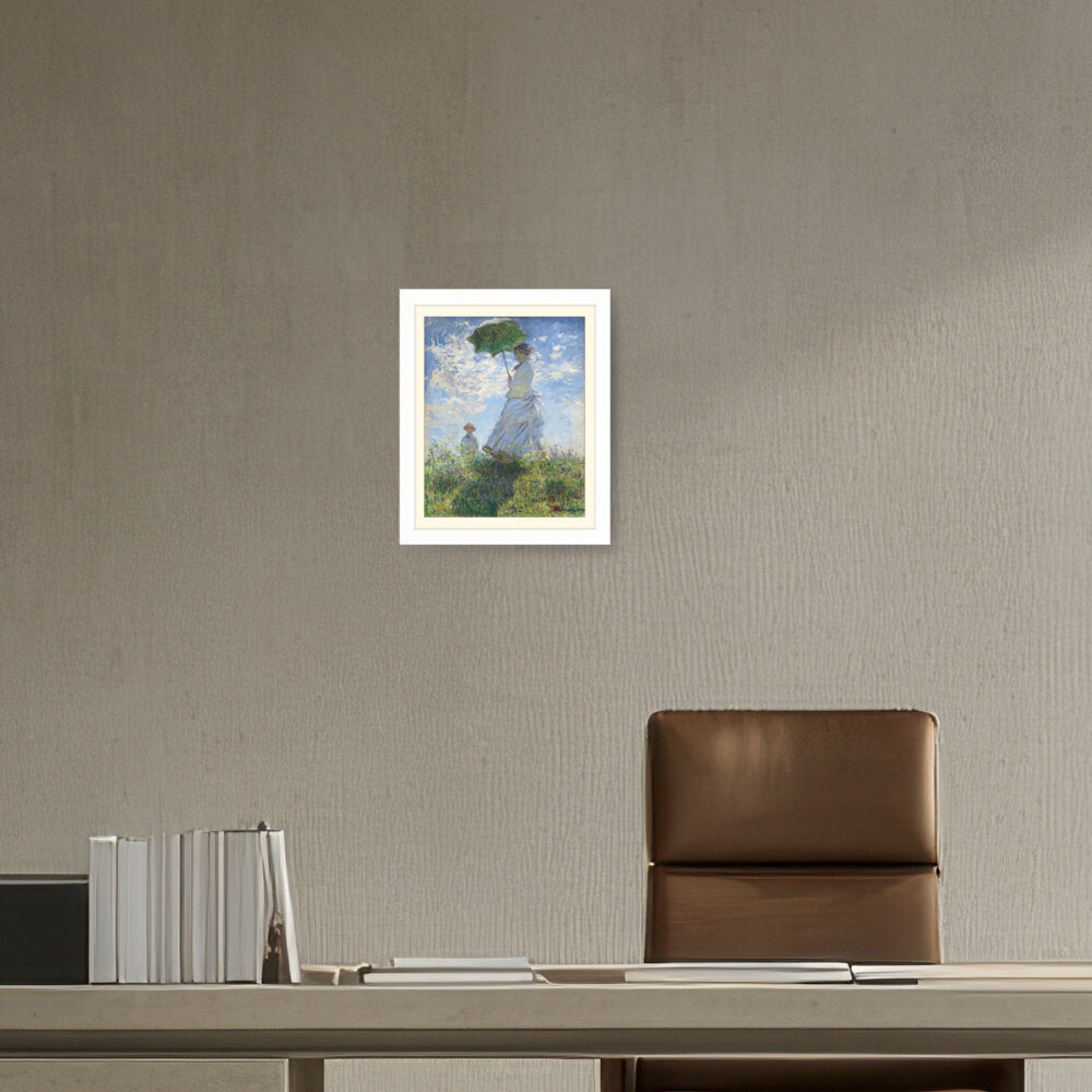 Woman With A Parasol - WALL MOUNT FRAME