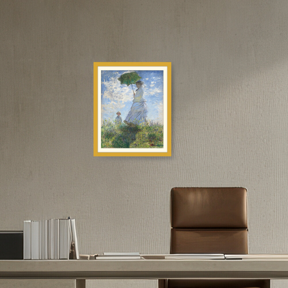 Woman With A Parasol - WALL MOUNT FRAME