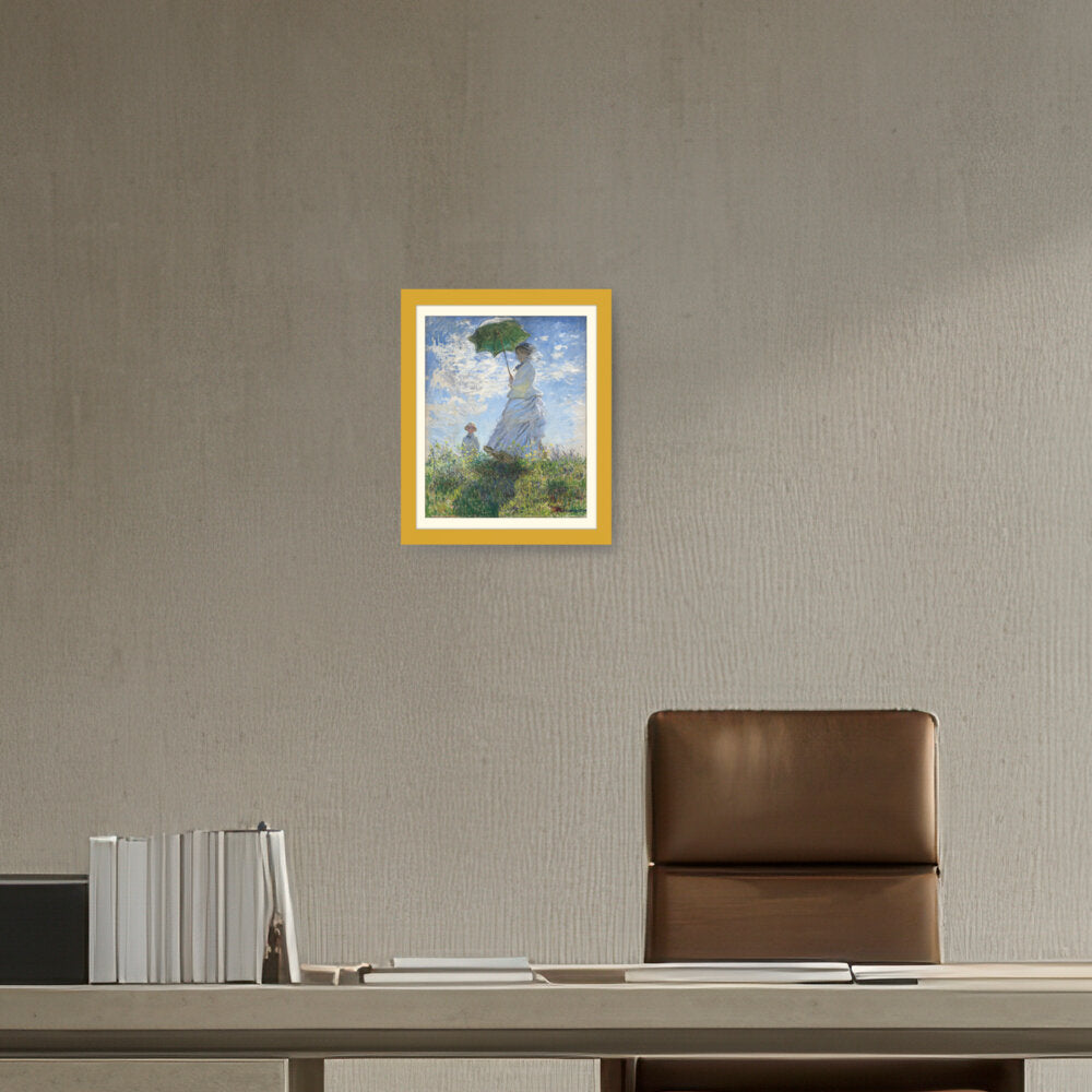 Woman With A Parasol - WALL MOUNT FRAME