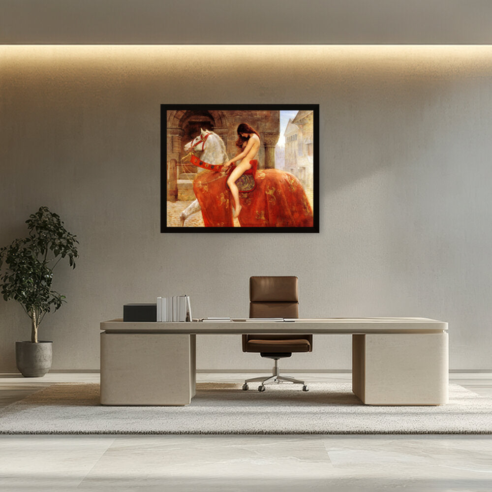 Lady Godiva - Framed Canvas