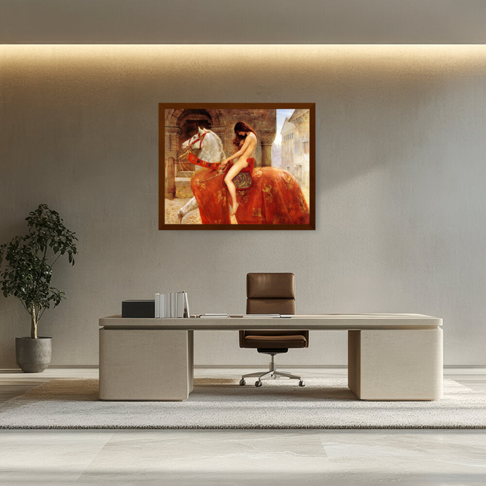 Lady Godiva - Framed Canvas