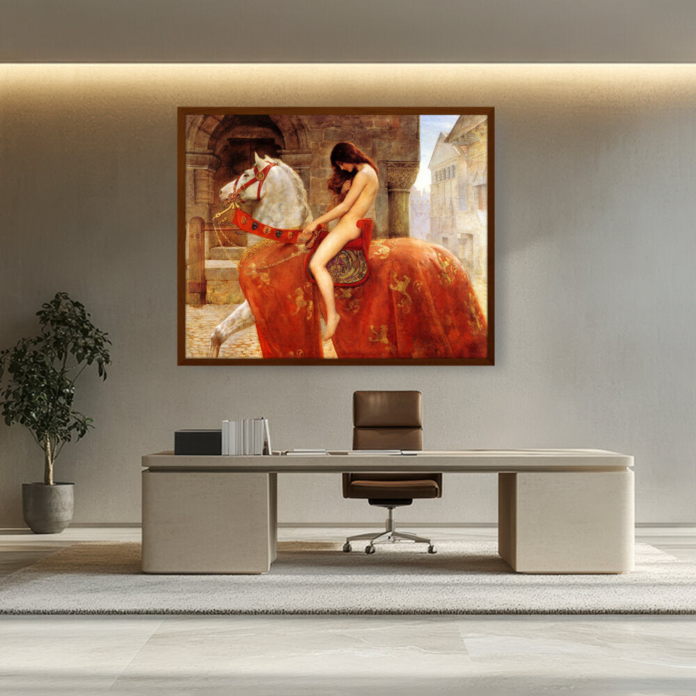 Lady Godiva - Framed Canvas