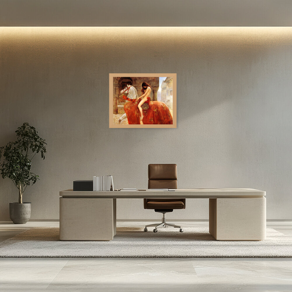 Lady Godiva - Framed Canvas