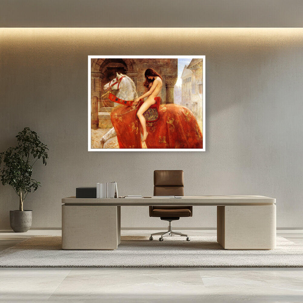Lady Godiva - Framed Canvas