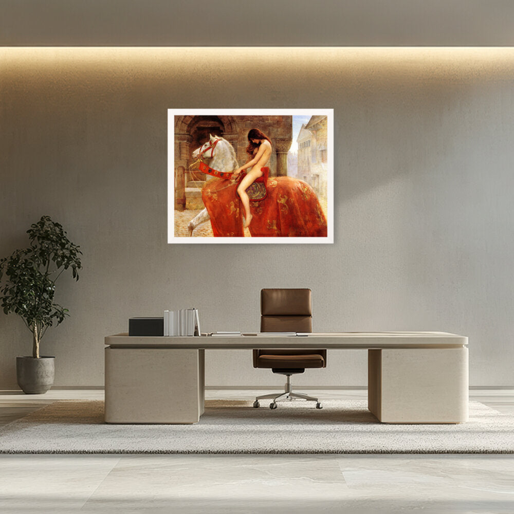 Lady Godiva - Framed Canvas