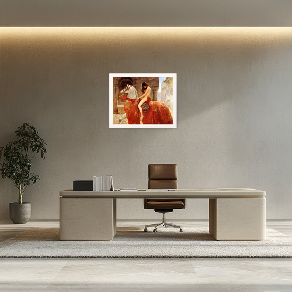 Lady Godiva - Framed Canvas