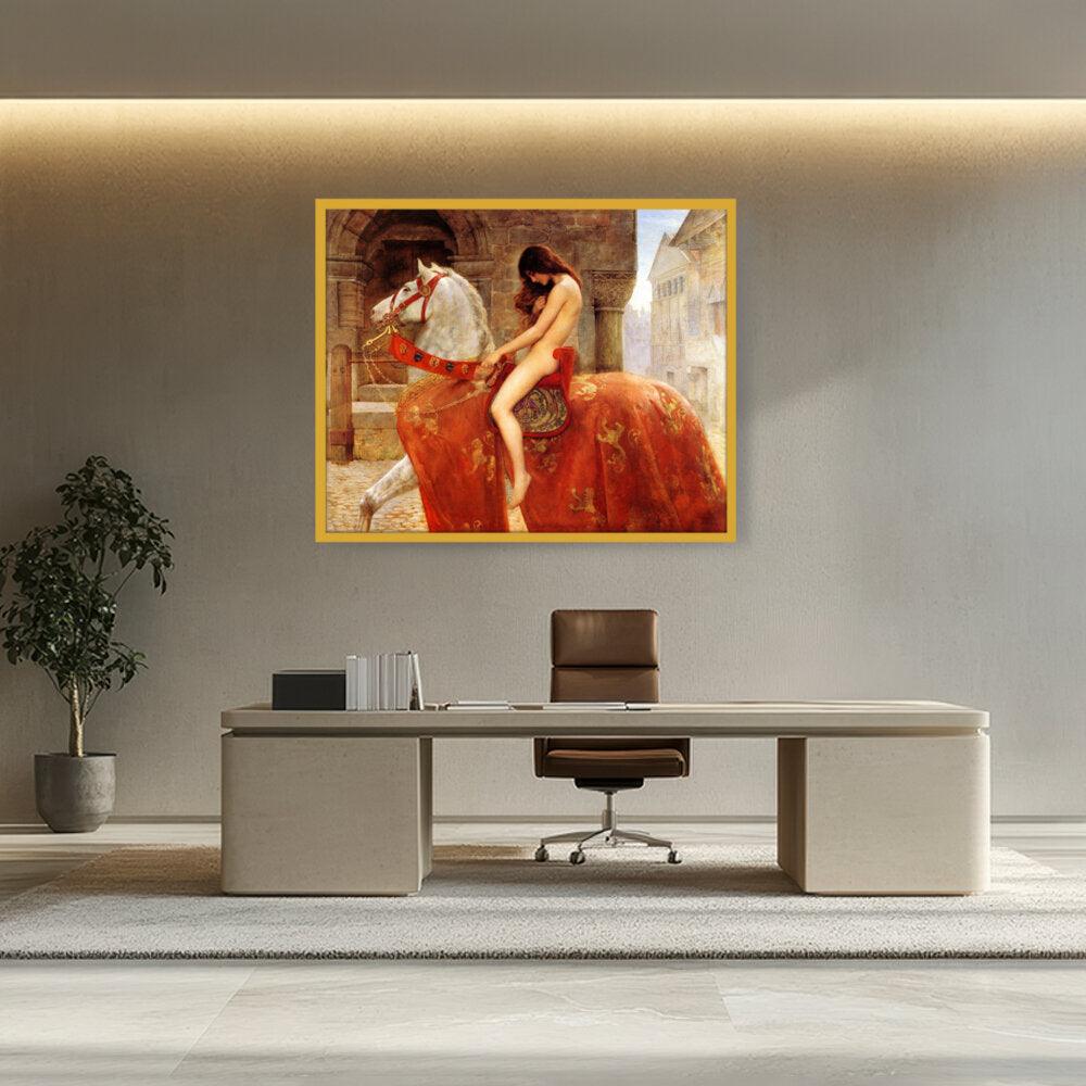 Lady Godiva - Framed Canvas