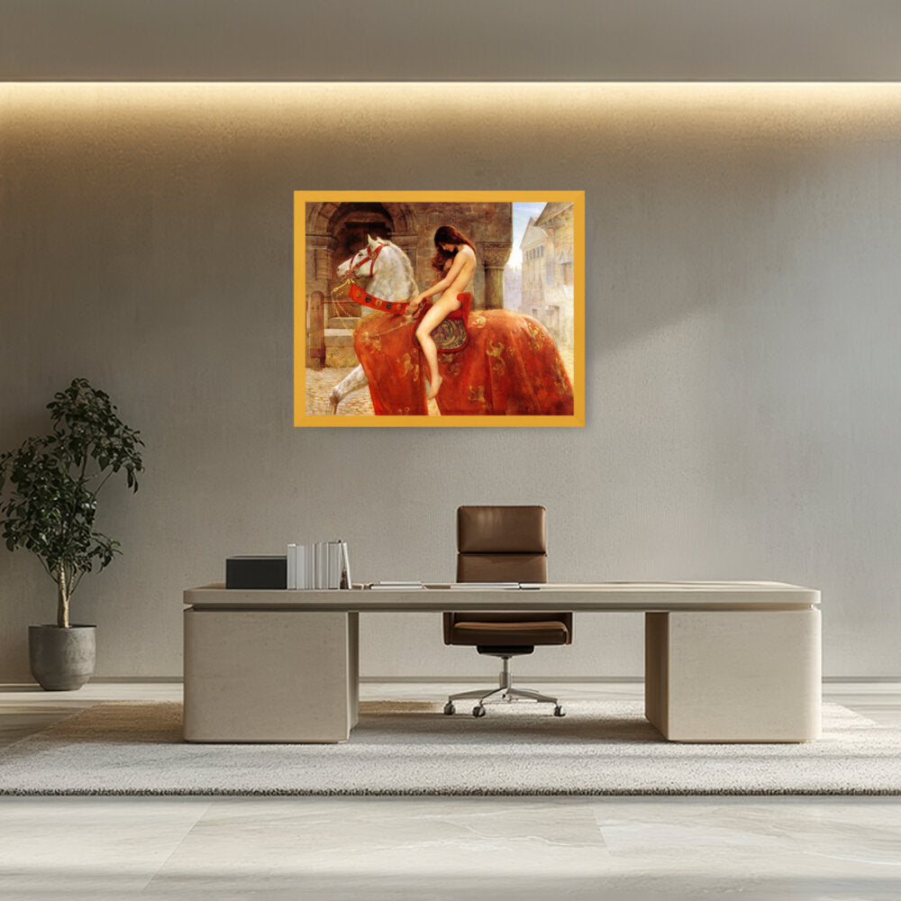 Lady Godiva - Framed Canvas