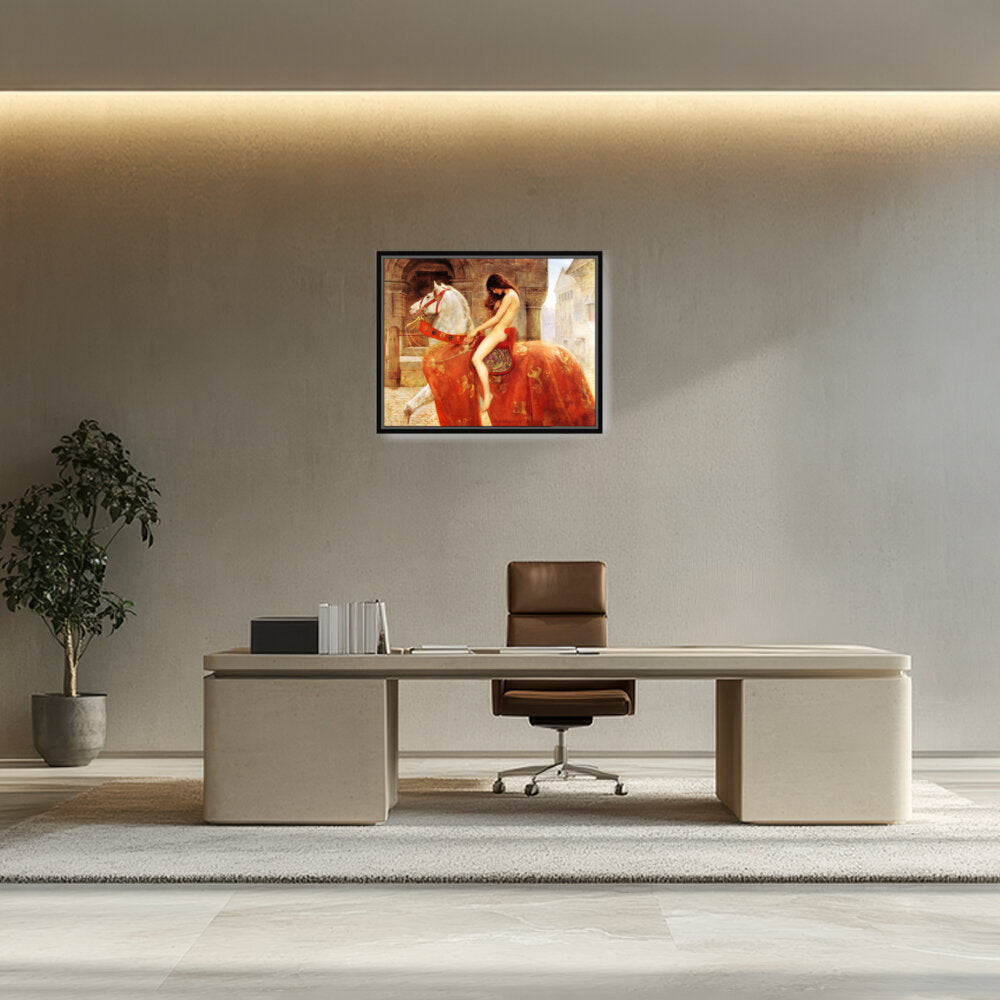 Lady Godiva - FLOATING FRAME