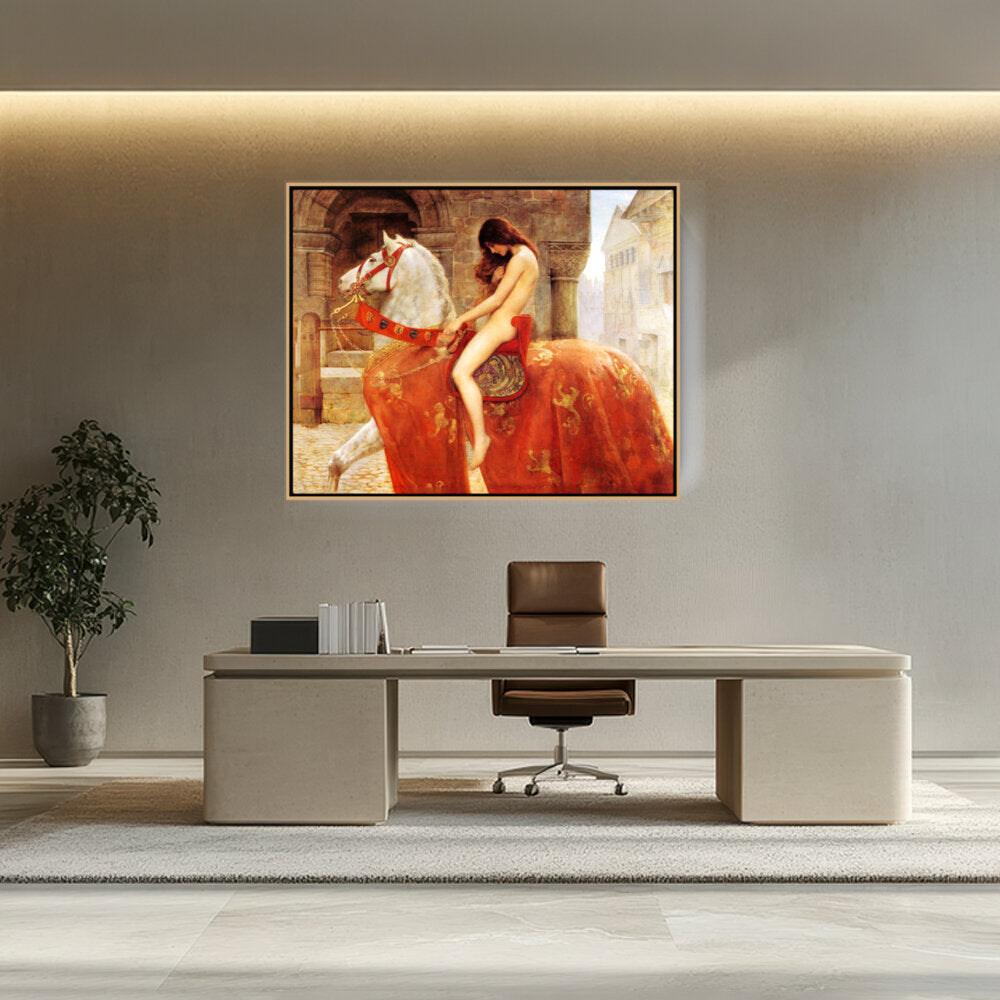 Lady Godiva - FLOATING FRAME