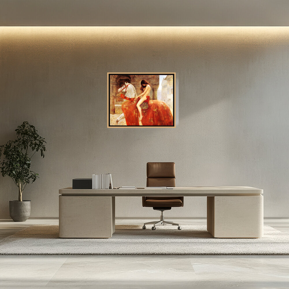 Lady Godiva - FLOATING FRAME