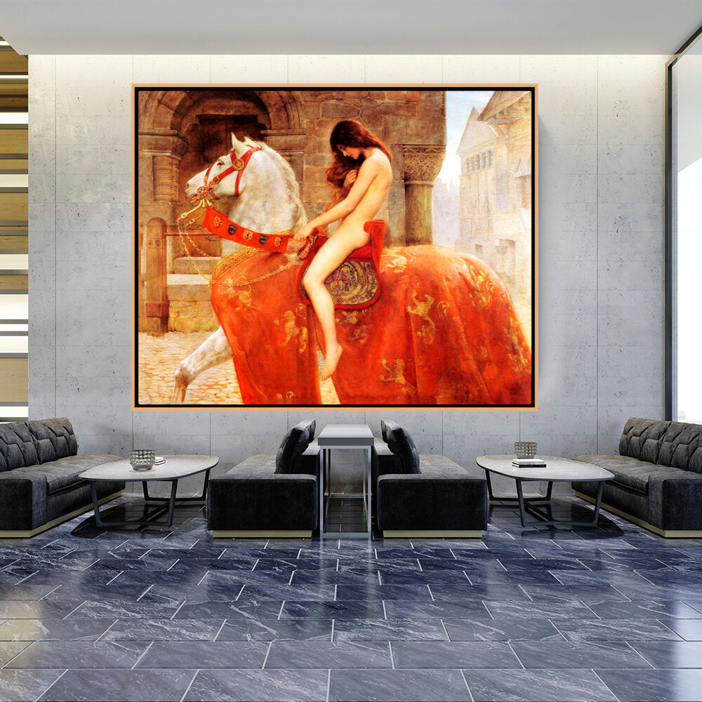 Lady Godiva - FLOATING FRAME