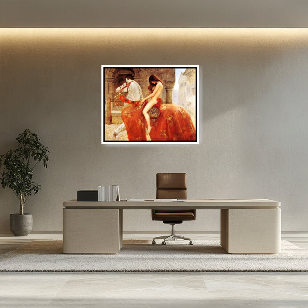 Lady Godiva - FLOATING FRAME
