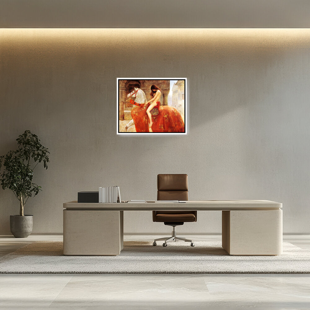 Lady Godiva - FLOATING FRAME