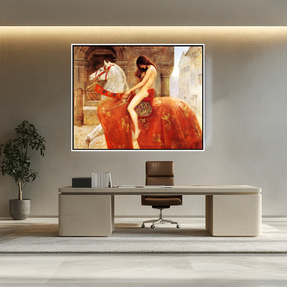 Lady Godiva - FLOATING FRAME