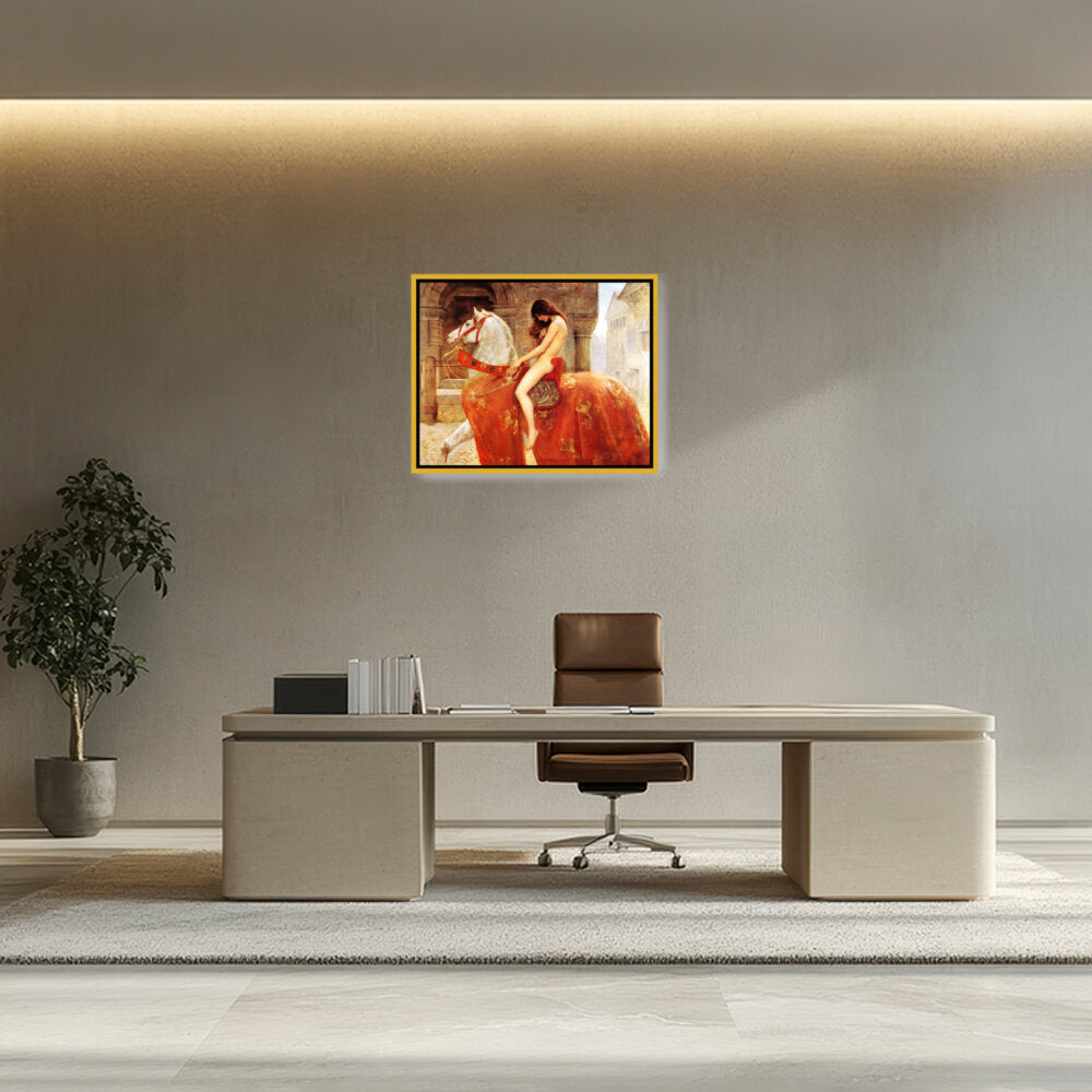 Lady Godiva - FLOATING FRAME