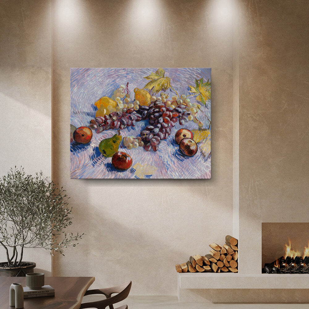 Still Life With Grapes And Apples